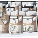 3 BD, 2BA unit to Breezeway